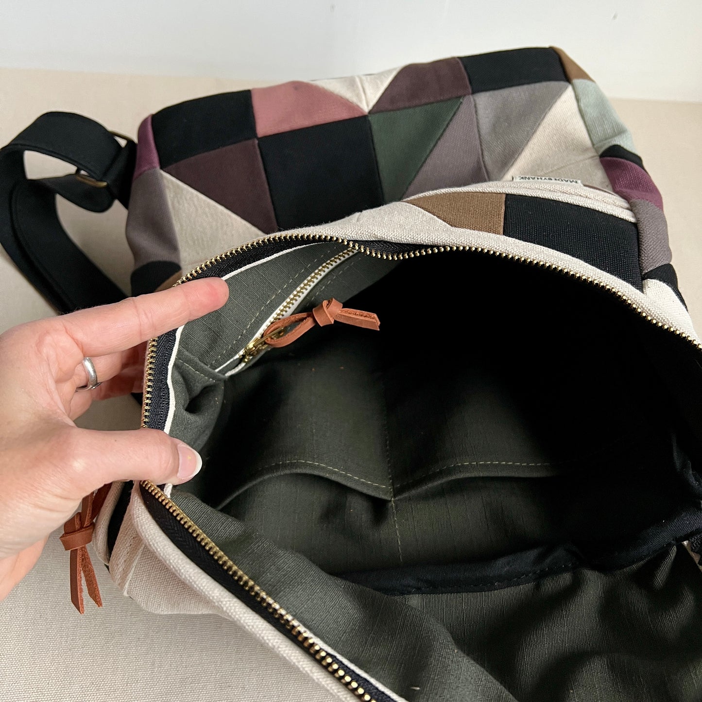 fractured nova star backpack, muted multi