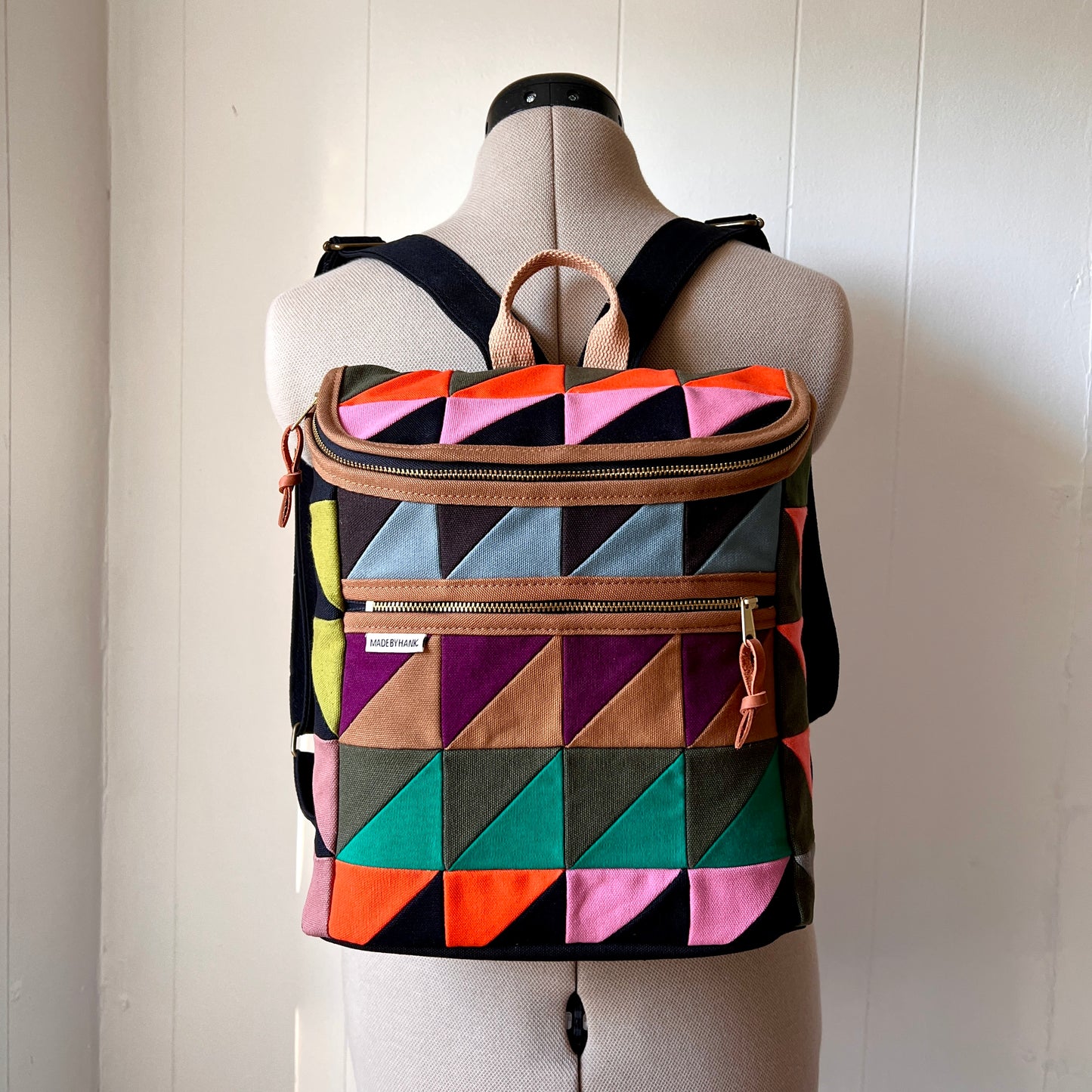 autumnal party traingles backpack omg