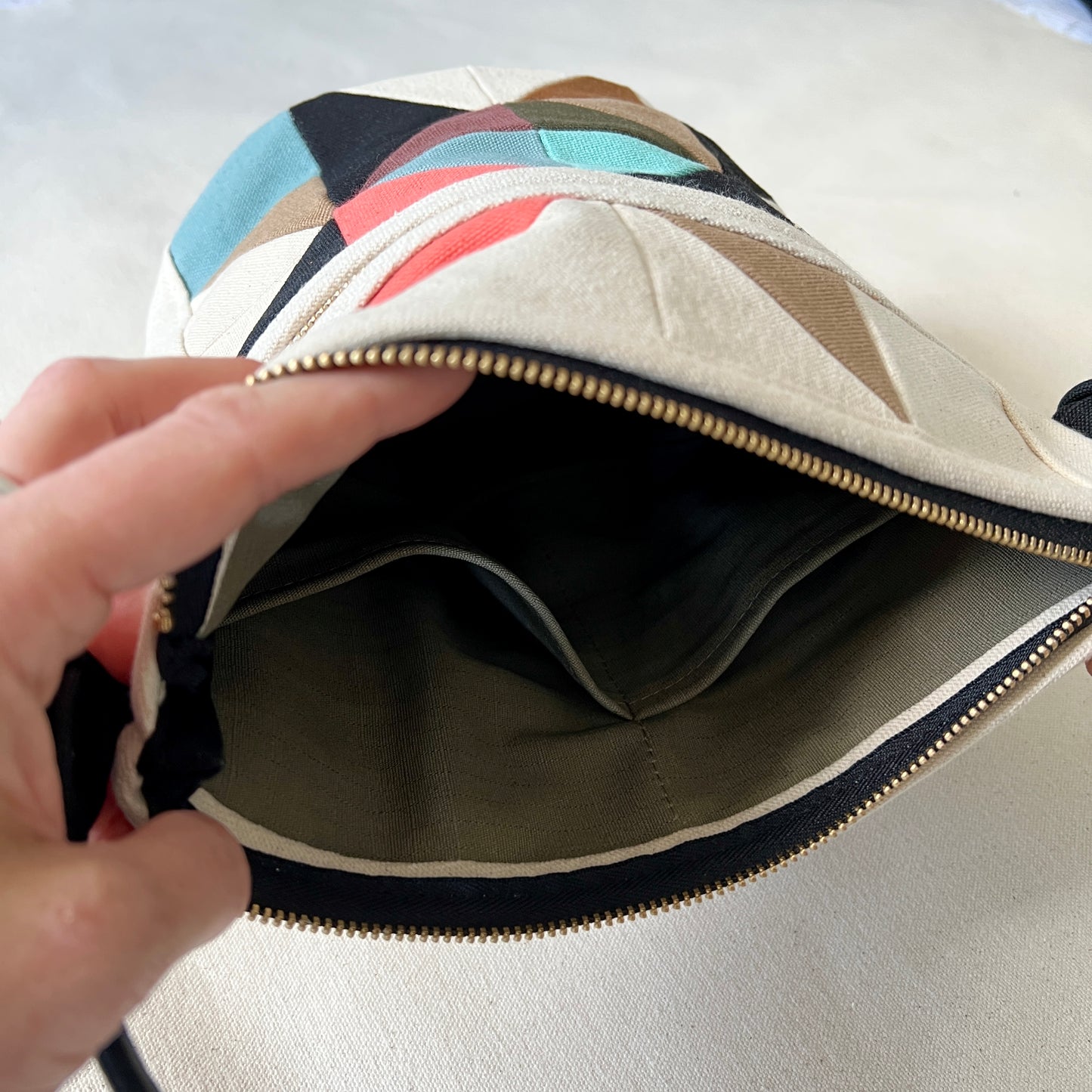 midi bucket bag, coral/violet/aqua/forest/mustard etc