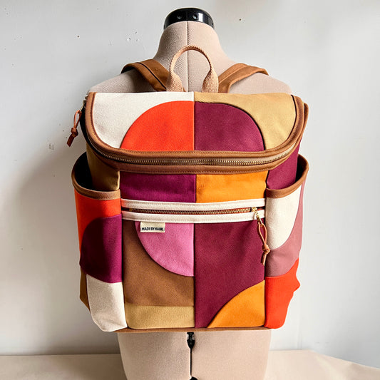 **PRE-ORDER**  NEW! Roomier Backpack with Side Pockets, Honey/Tangerine/Natural/Berry/Wine etc