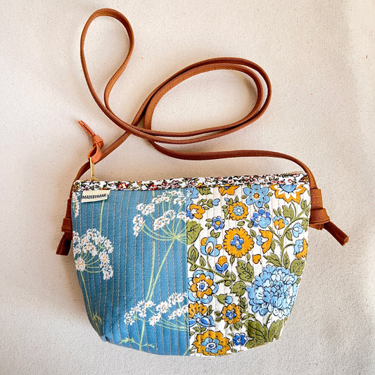 *quilted collection* mixed florals small cross body (e)