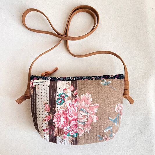 *quilted collection* mixed florals small cross body (g)