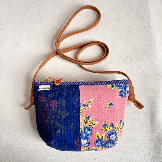 *quilted collection* mixed florals small cross body (i)