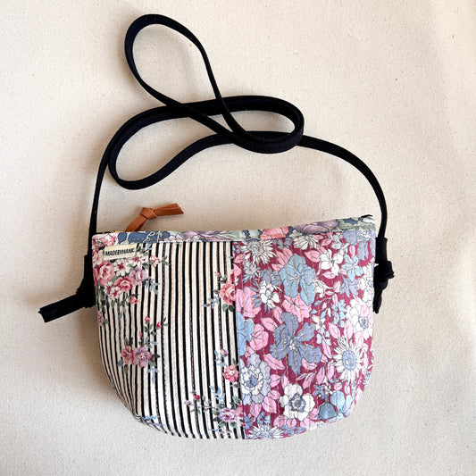 *quilted collection* mixed florals small cross body (c)